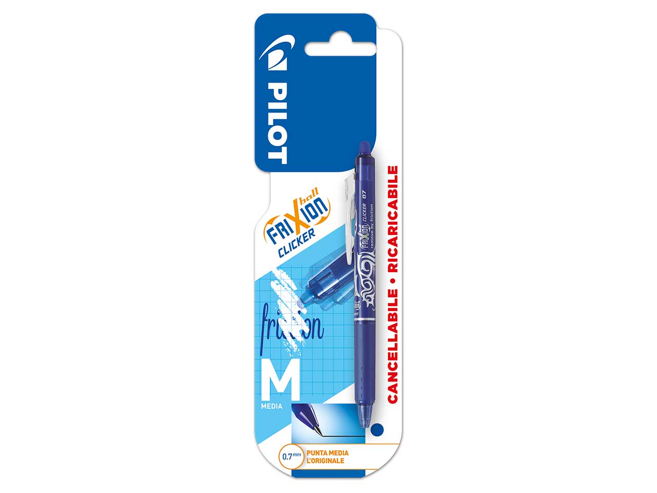 Pilot penna sfera frixion clicker blu
