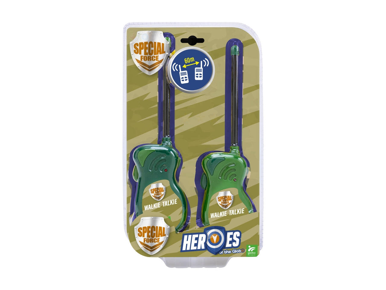 Heroes of the globe r/c walkie talkie batteria