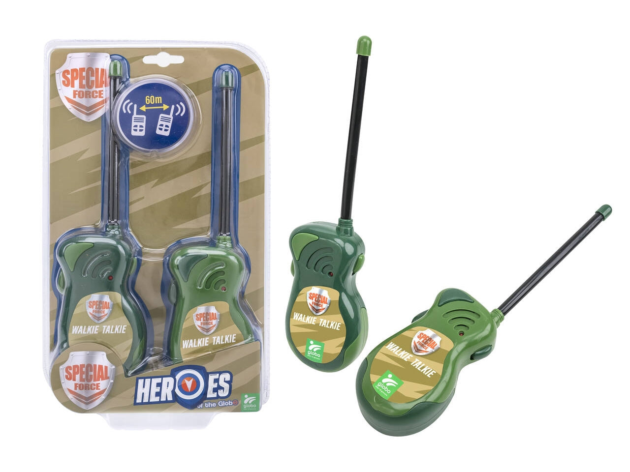 Heroes of the globe r/c walkie talkie batteria