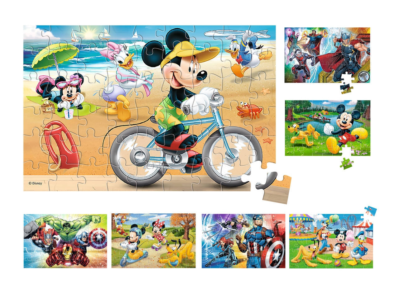 Trefl puzzle 54 mini 40pezzi Mickey Avenger assortiti