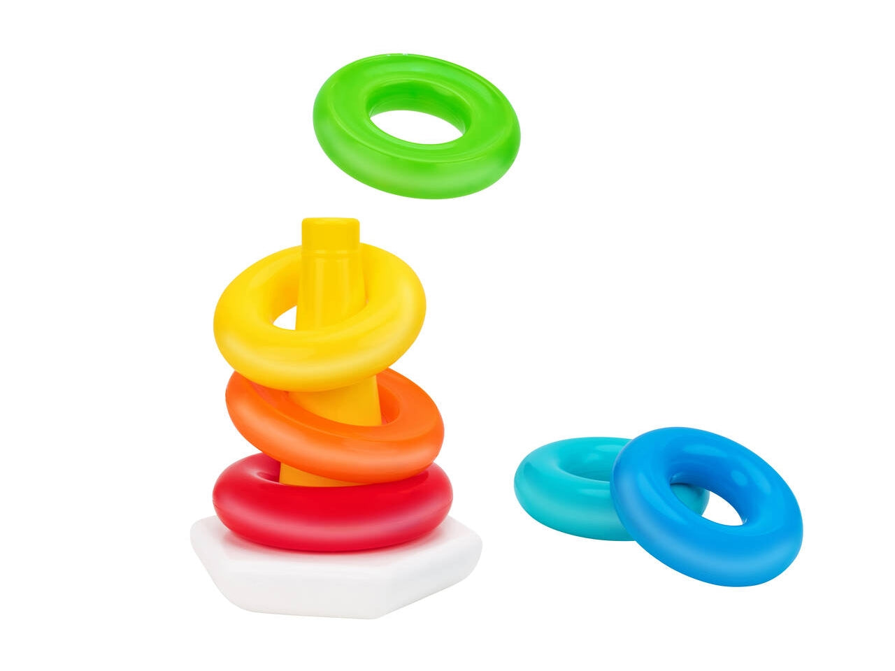 Vitamina G torre impilabile con 6 anelli