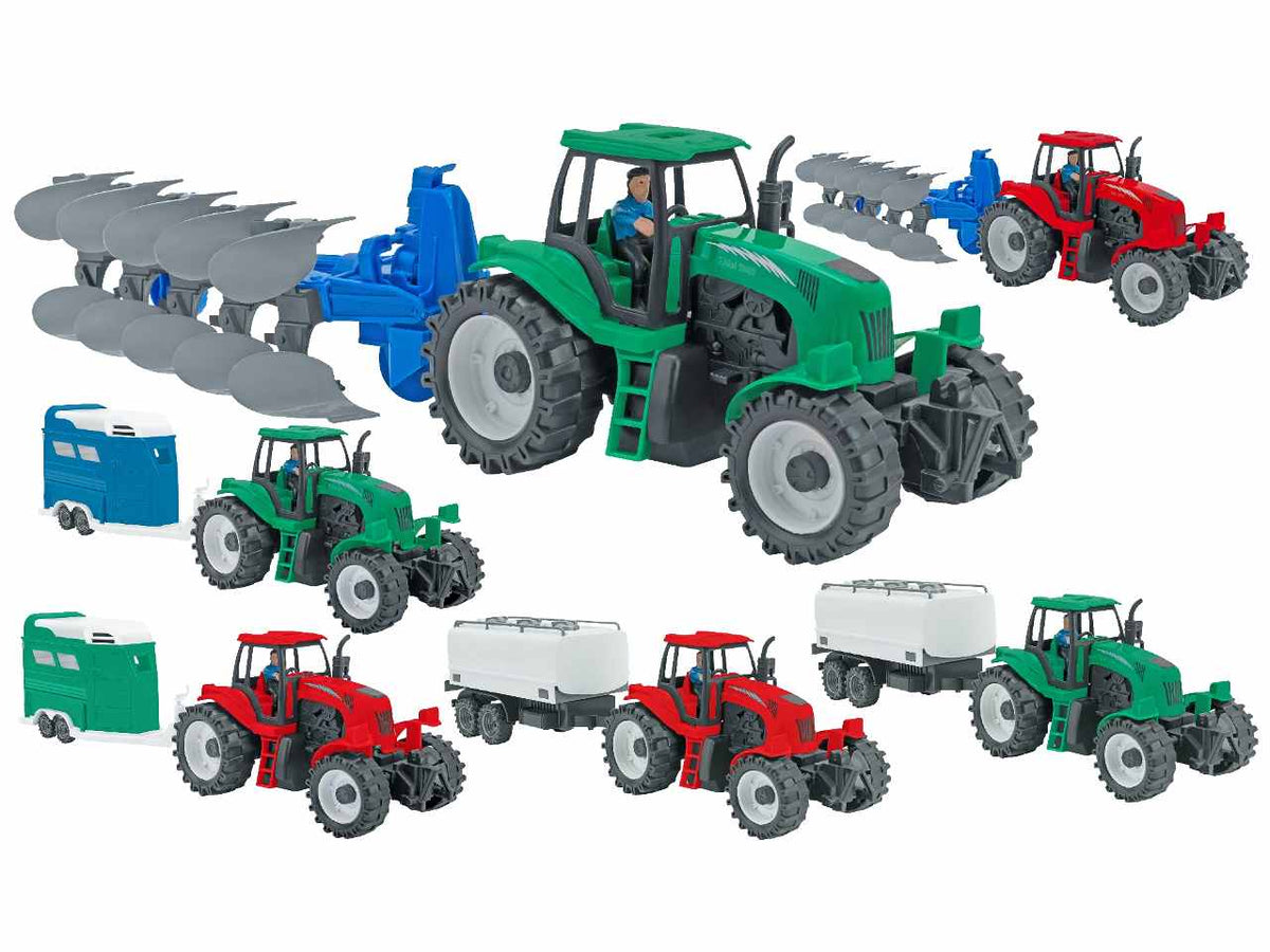 Big road trattore a frizione con rimorchio 3 assortiti