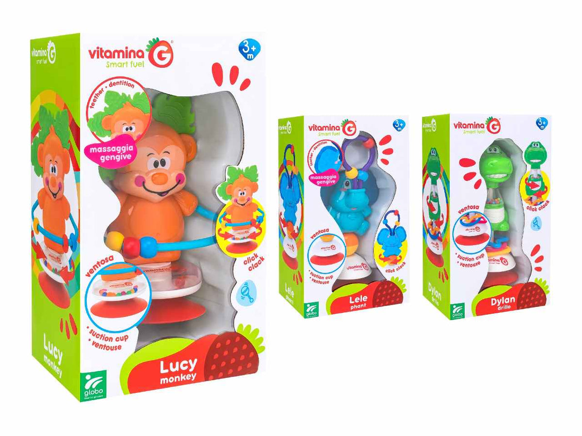 Vitamina g animale c/ventosa per seggiolone 05476