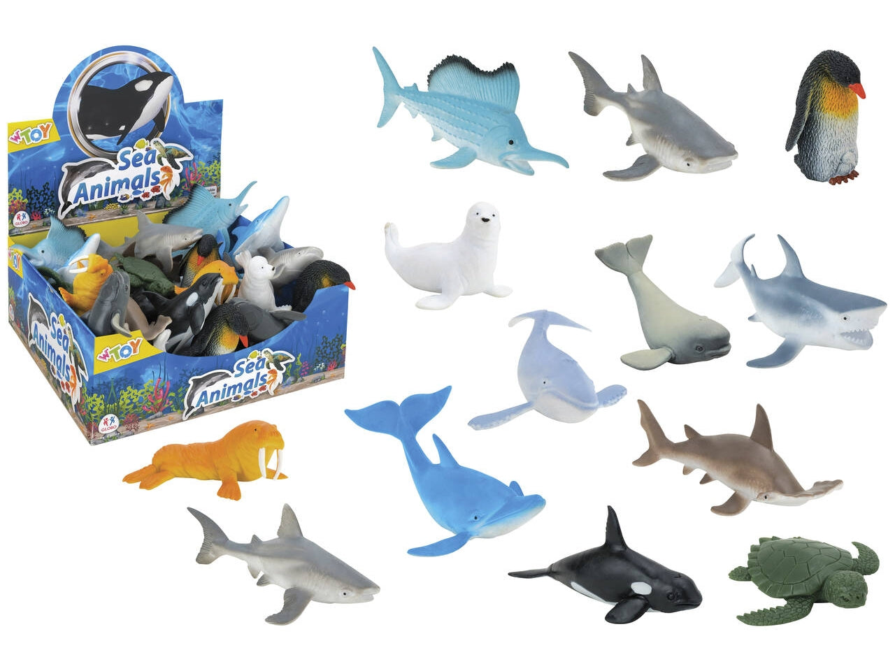 LEGO Creator 3 In 1 Animali Marini (31158) – Set Con 2 Pesci, Tartaruga, Medusa E Cavalluccio, Per Bambini Da 8 Anni
