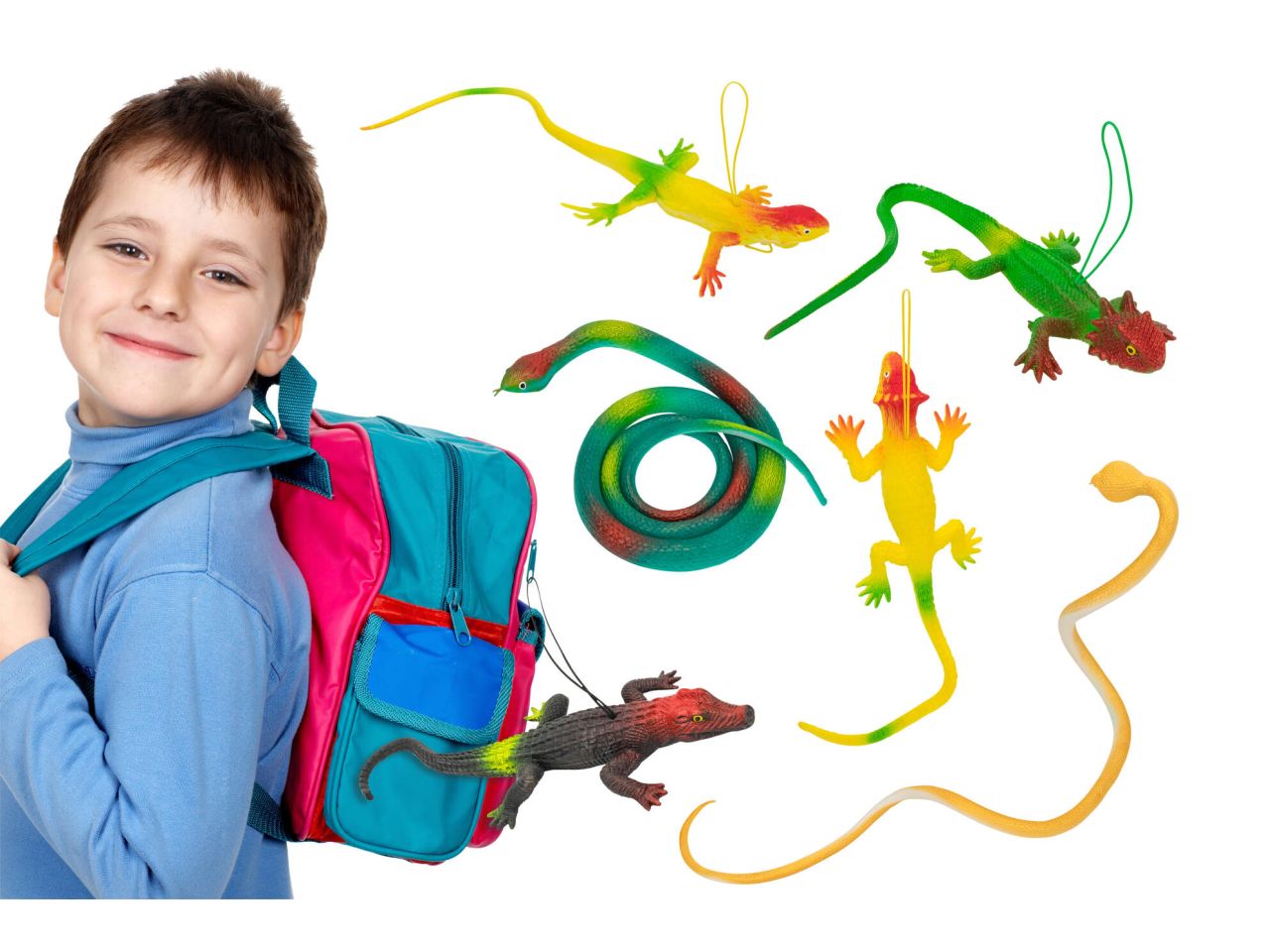 Wtoy strizz me rettili in 6 assortimenti