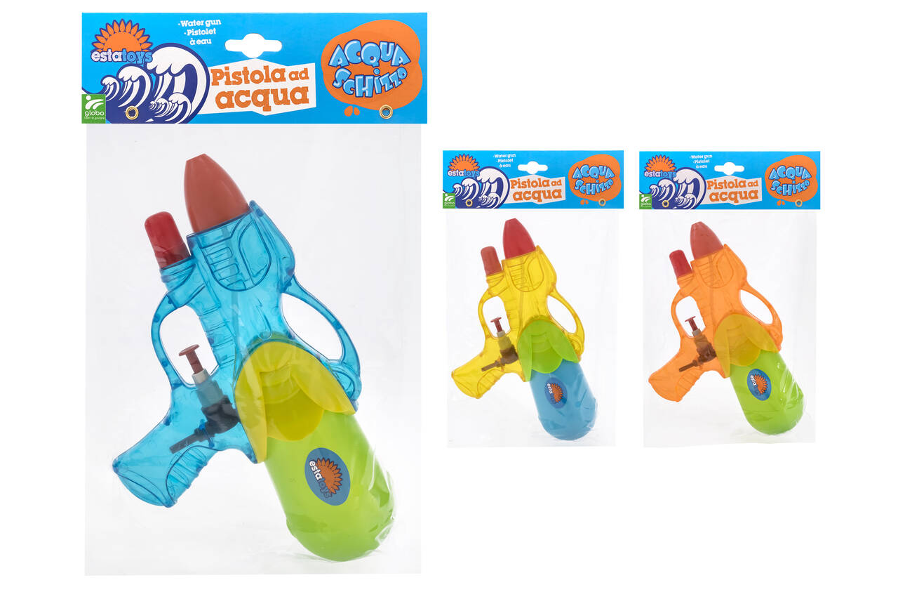 Pistola acqua spruzzo 21,5cm - disponibile in 3 colori