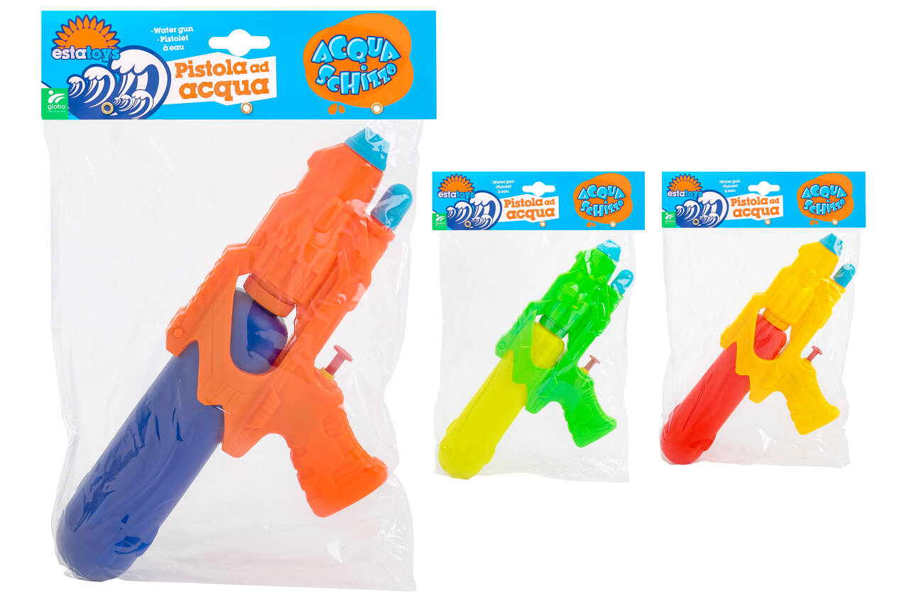 Pistola acqua spruzzo 26cm - disponibile in 3 colori