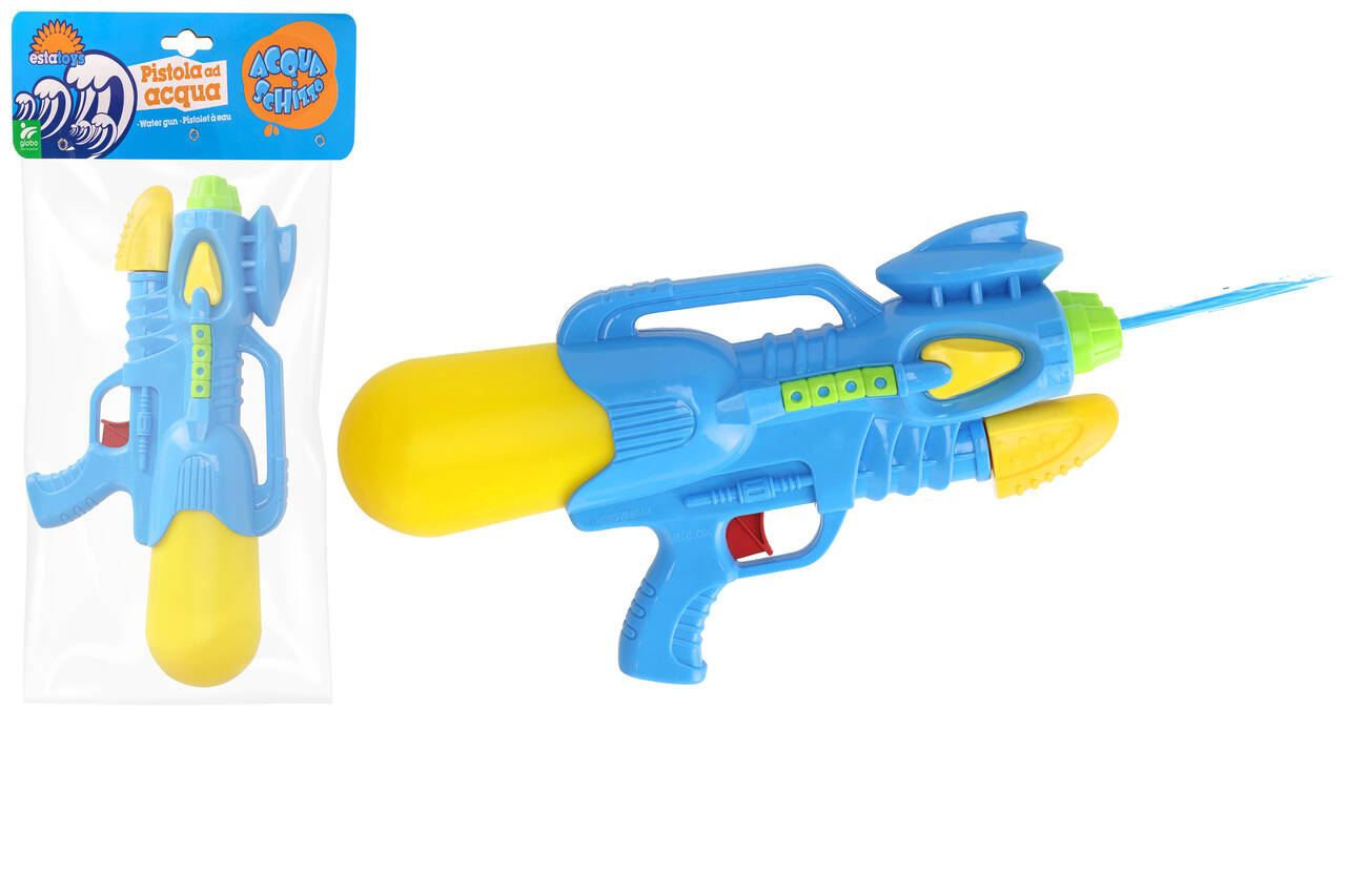 Fucile acqua pompa doppio spruzzo 37cm - disponibile in 3 colori