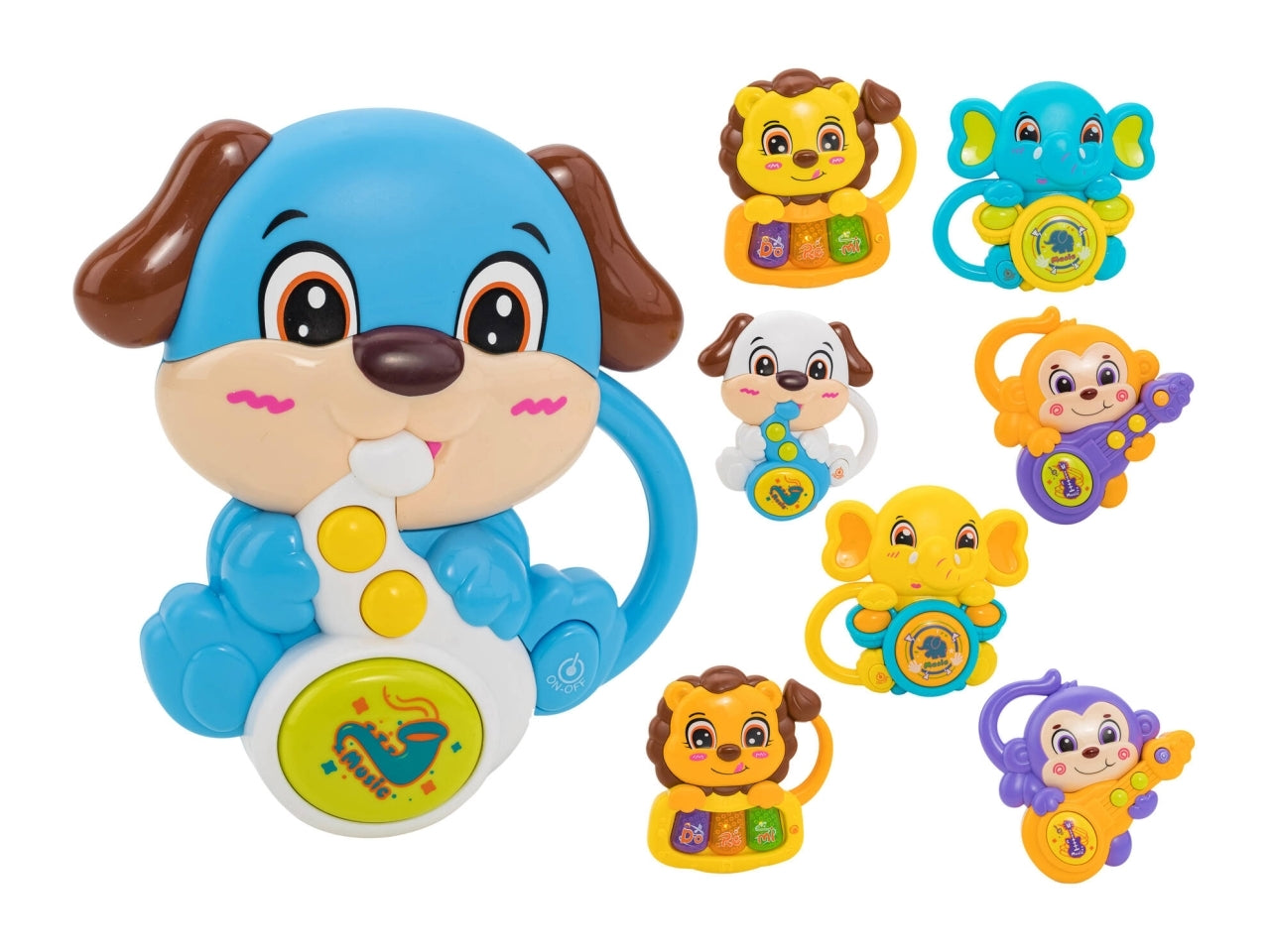 Vitamina G animali music batteria con luci suoni  assortiti