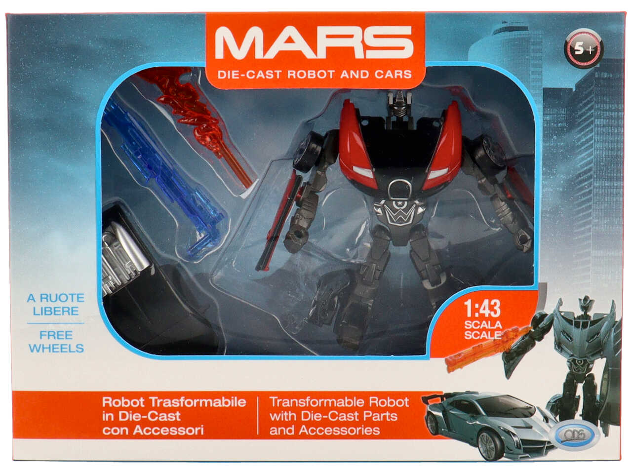 Mars supercar robot trasformabile in vari assortimenti