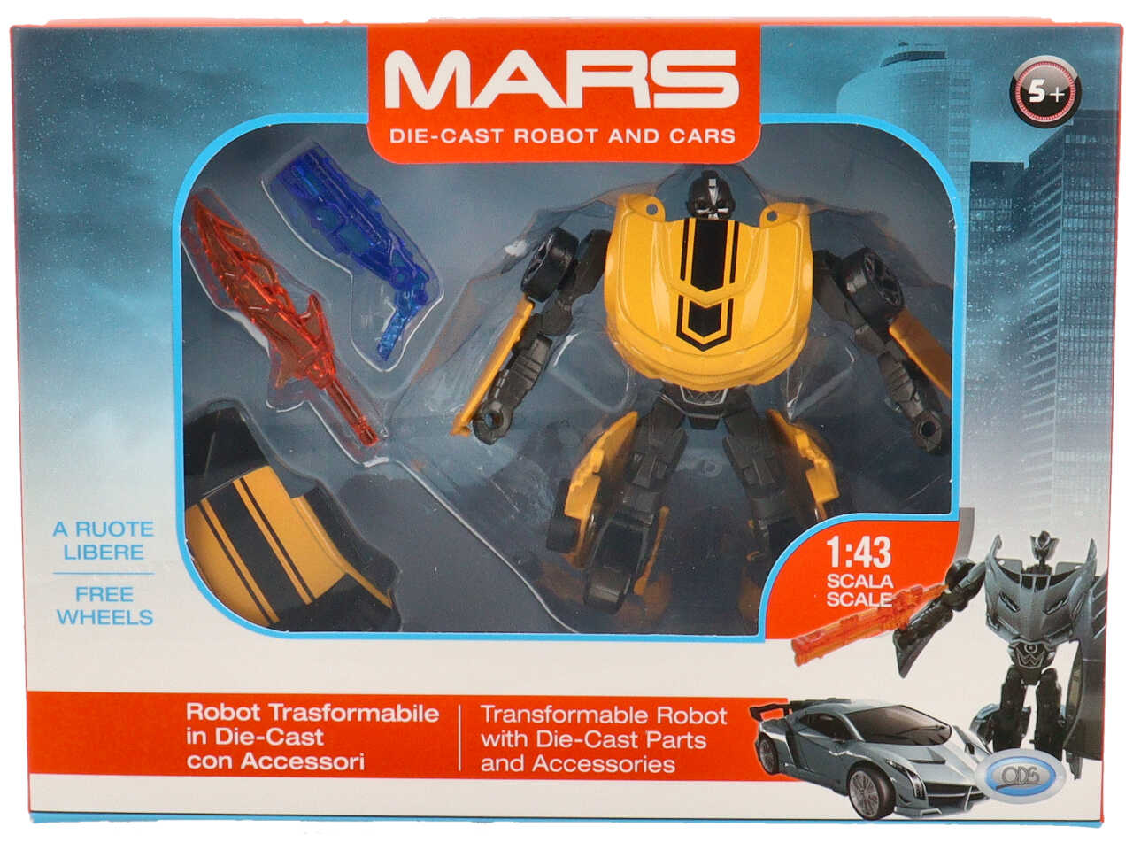 Mars supercar robot trasformabile in vari assortimenti