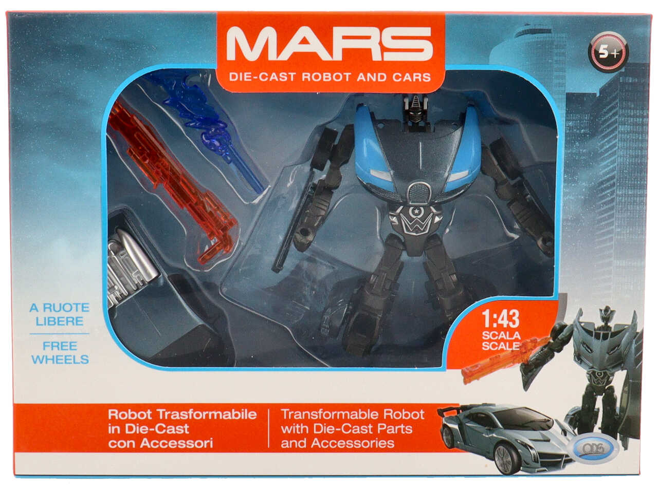 Mars supercar robot trasformabile in vari assortimenti