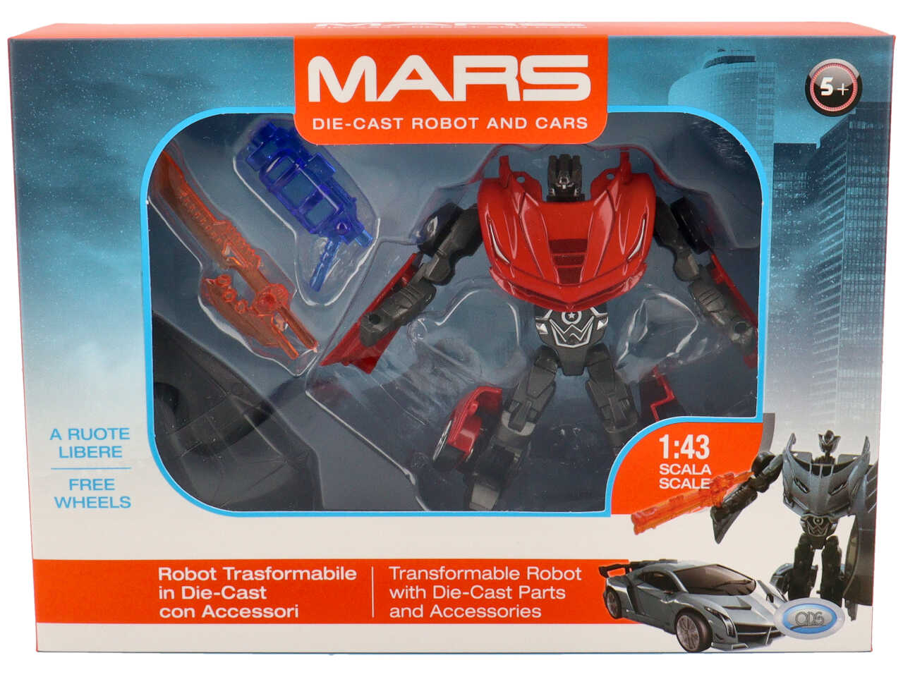 Mars supercar robot trasformabile in vari assortimenti