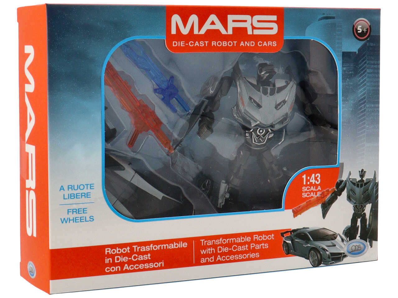 Mars supercar robot trasformabile in vari assortimenti