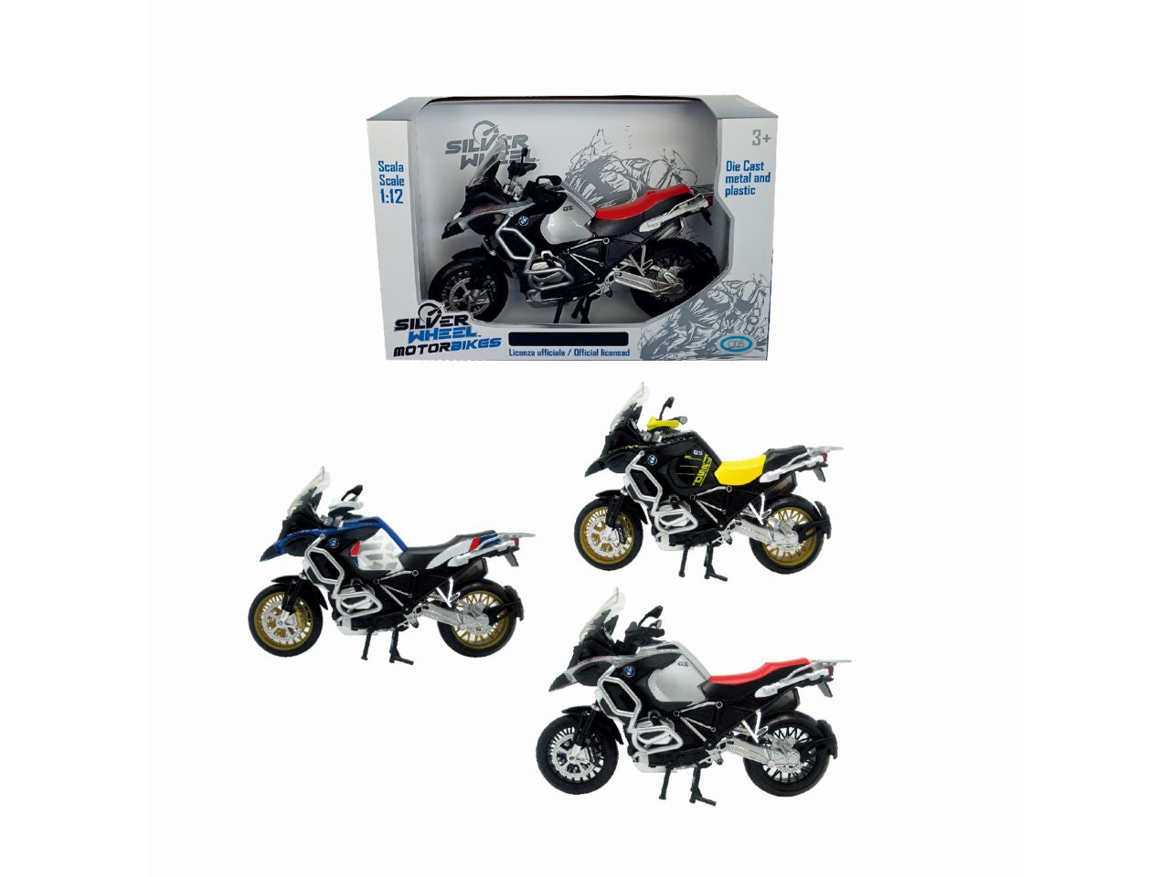 Silver wheel - bmw r1250 gs adventure scala 1:12