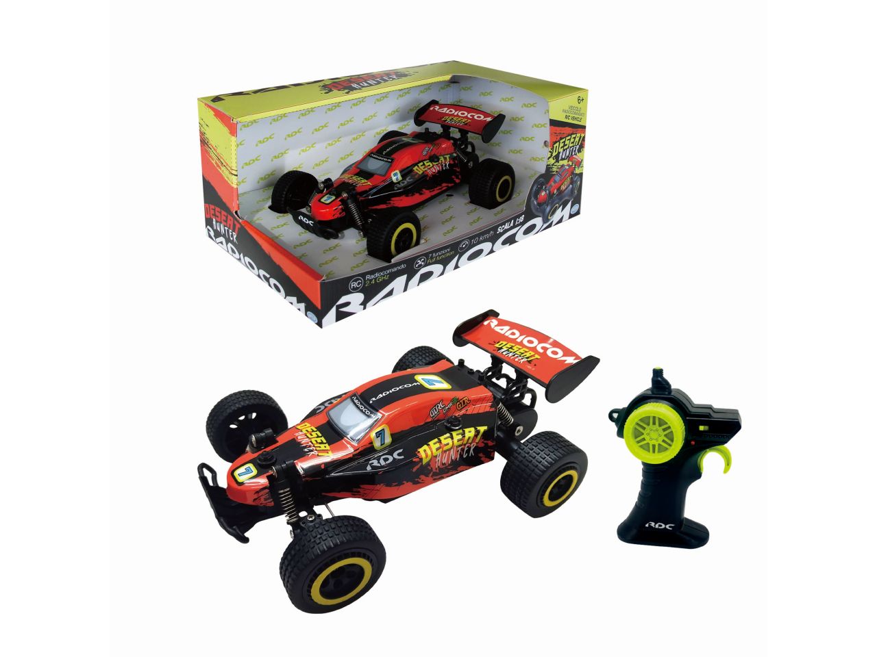 Radiocom - desert hunter scala 1:18 con radiocomando