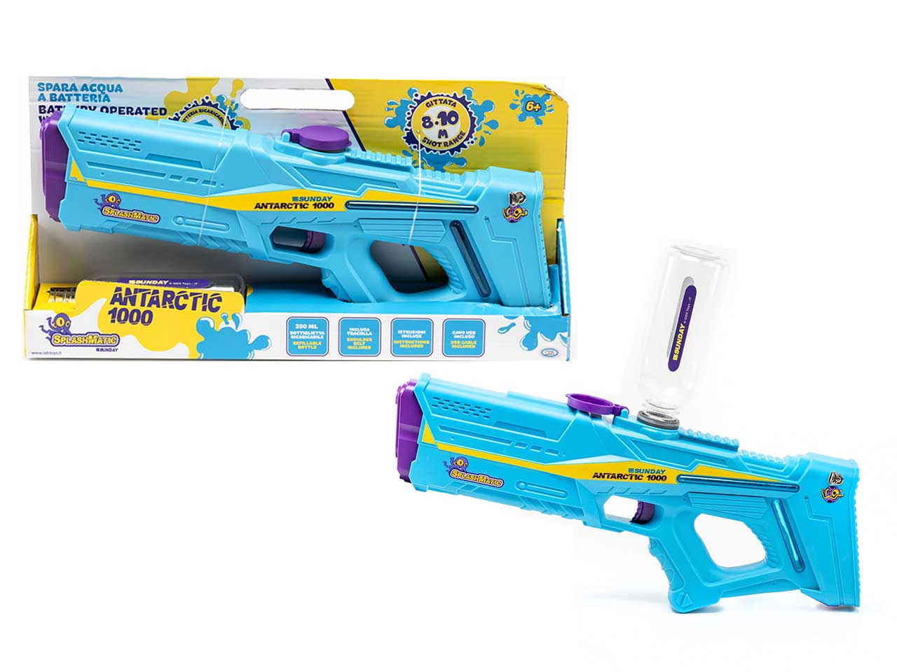 Splashmatic - antarctic 1000 fucile spara acqua a batteria