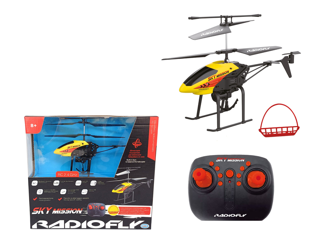 Radiofly sky mission elicottero radiocomandato