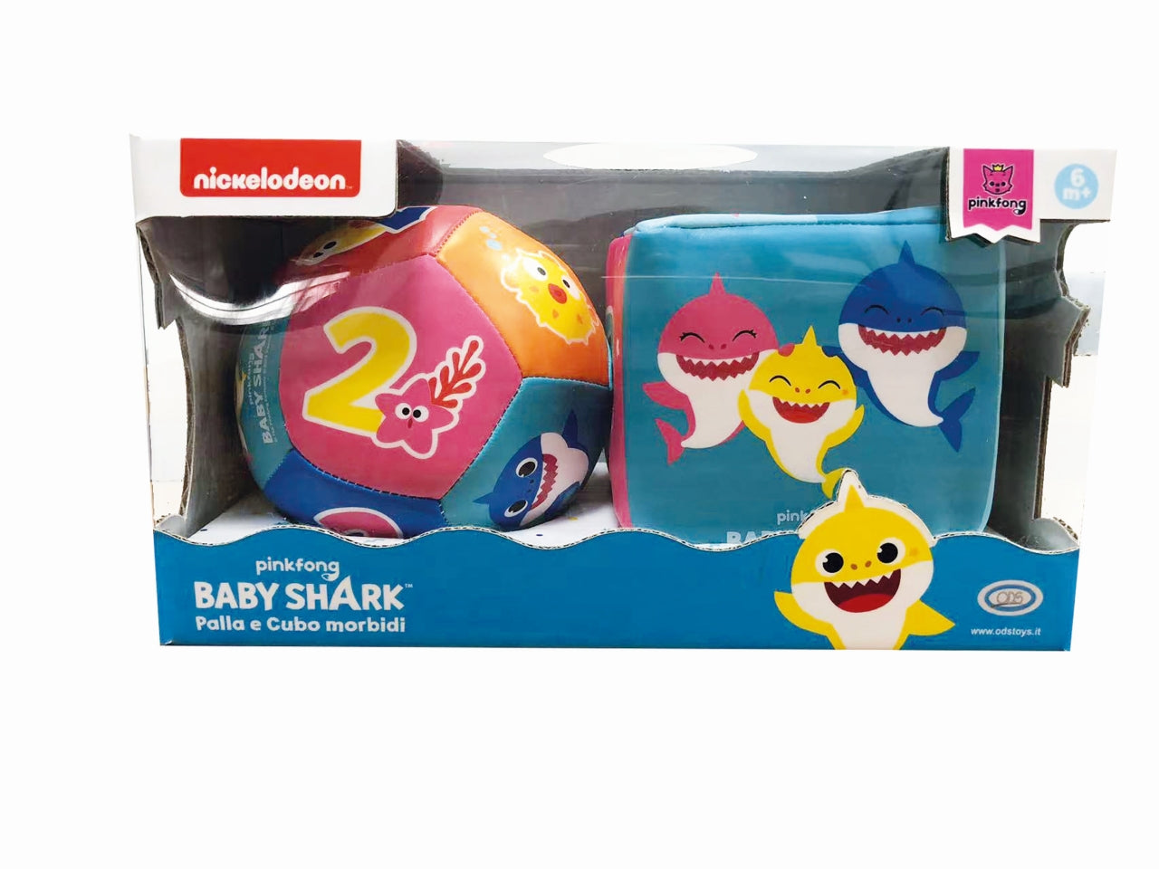 Baby shark - palla e cubo moribidi