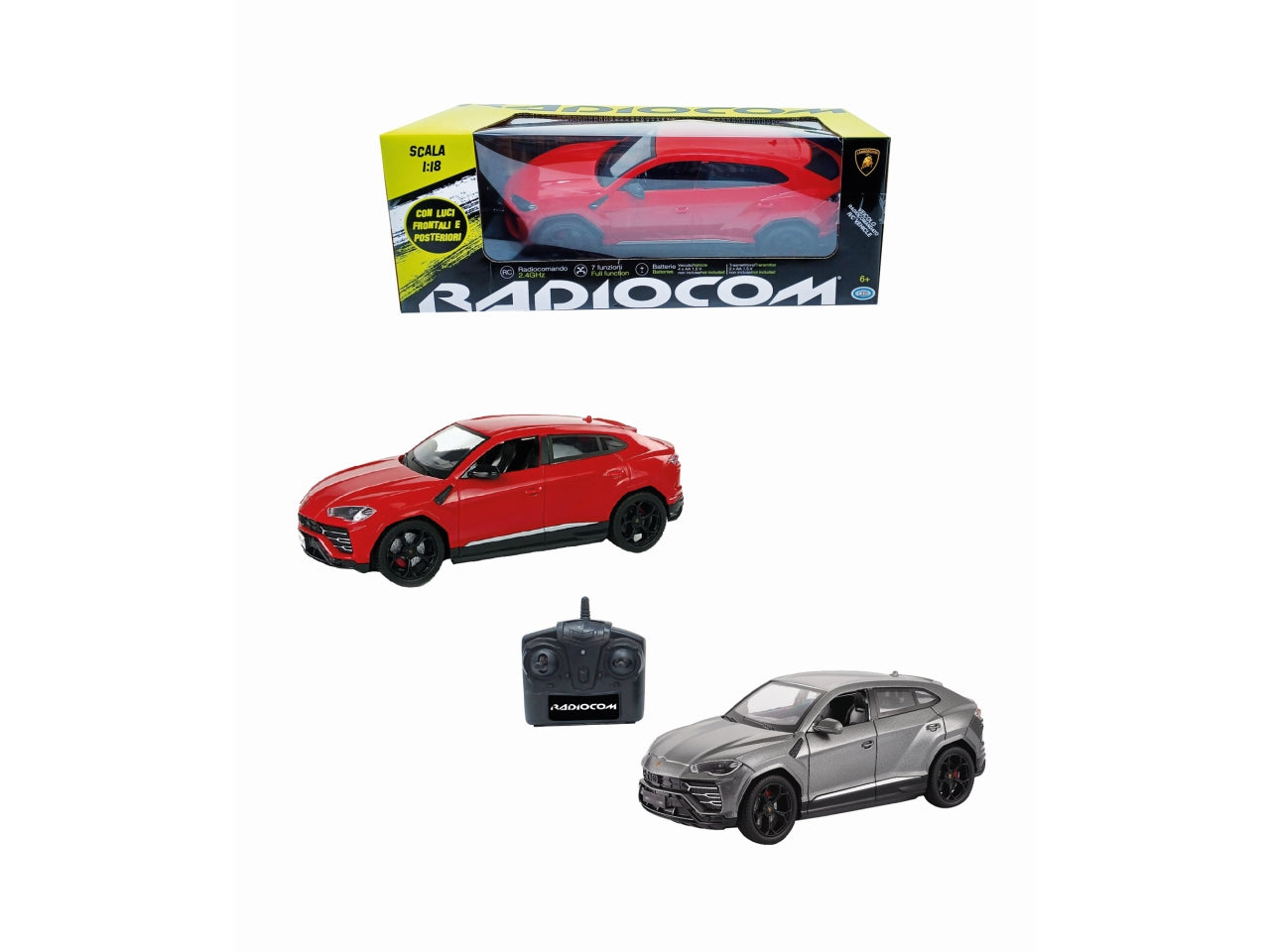 Radiocom - lamborghini urus scala 1:18 auto radiocomandata