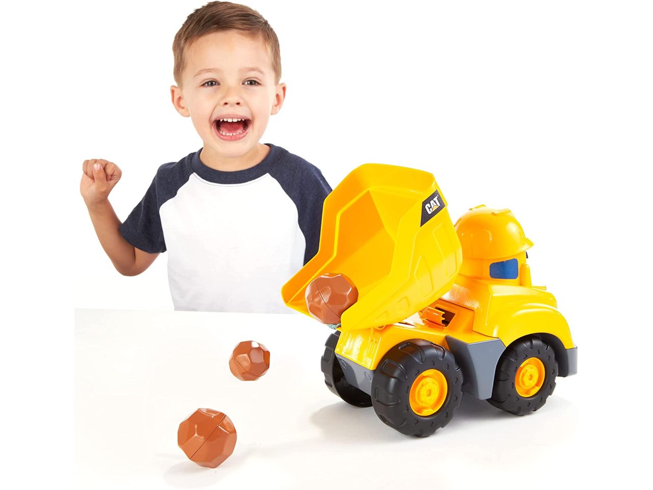 Camion portasabbia cat junior crew costruction buddies