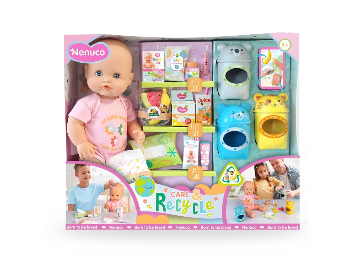 Nenuco Cura e Ricicla - Bambola con Accessori, Multicolor, EtÃ  3+, Famosa $