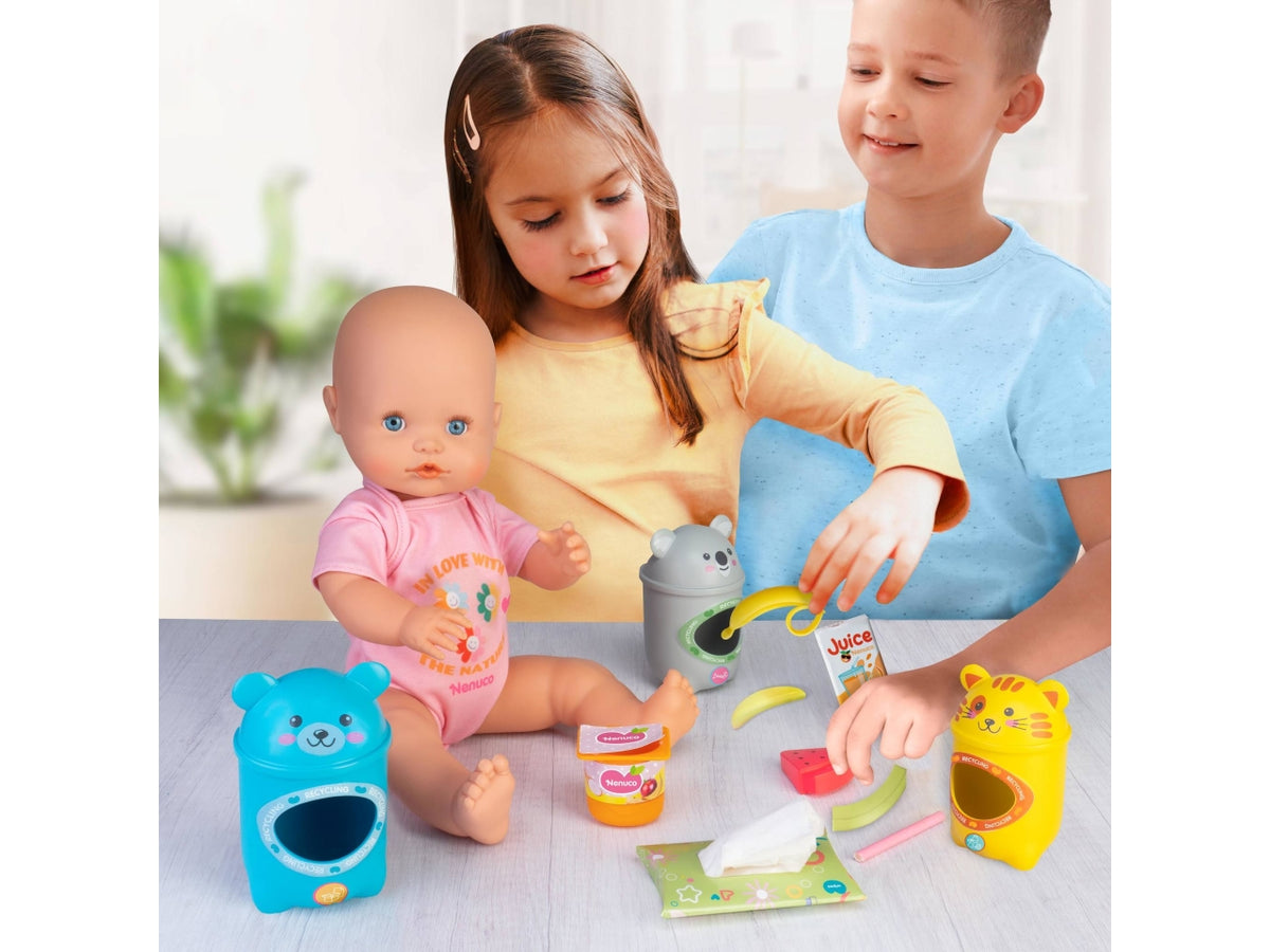 Nenuco Cura e Ricicla - Bambola con Accessori, Multicolor, EtÃ  3+, Famosa $