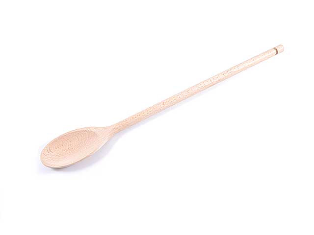 Cucchiaio legno torniti 45cm 1005