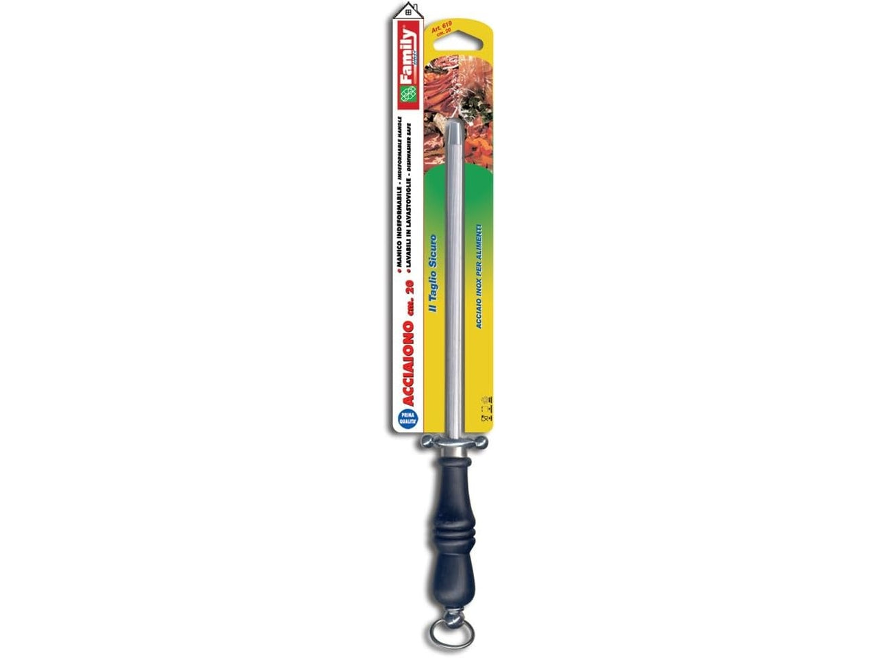 Acciaino m.co plastica 20cm 0619