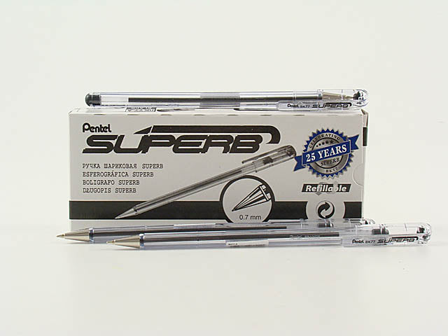 Penna sfera superb nero 0.7