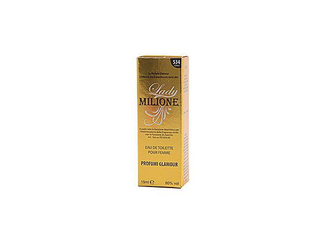 Profumo donna 15ml lady milione 534