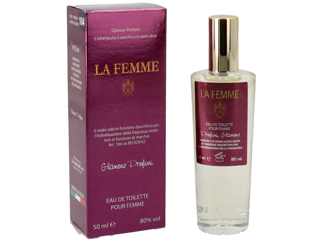 Profumo 50ml donna la femme