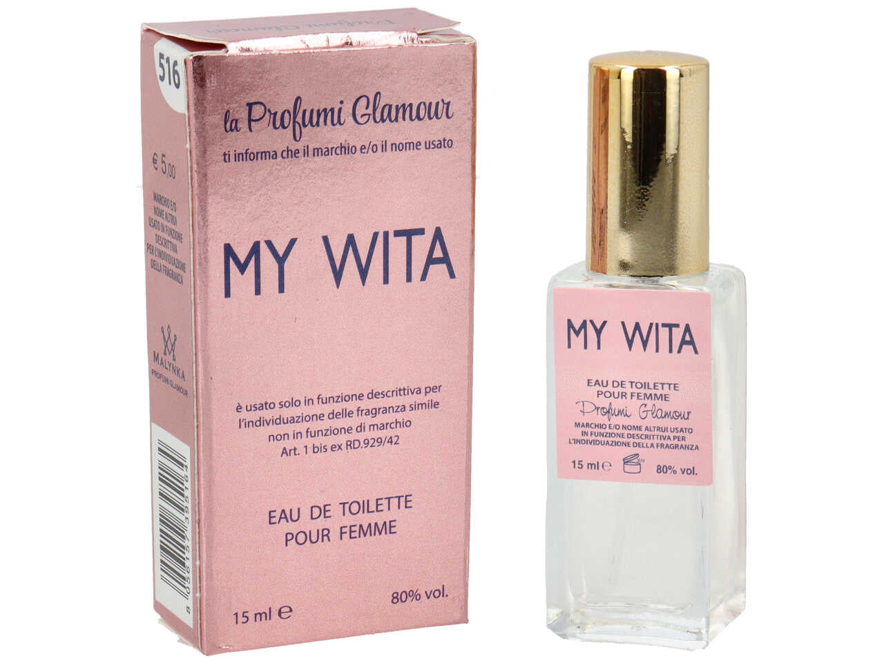 Profumo da donna my wita eau de toilette formato da 15ml