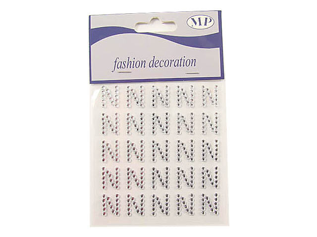 Lettere adesive 25 pezzi n t029n