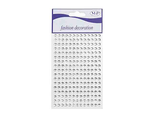 Strass adesivi 6mm 247 pezzi
