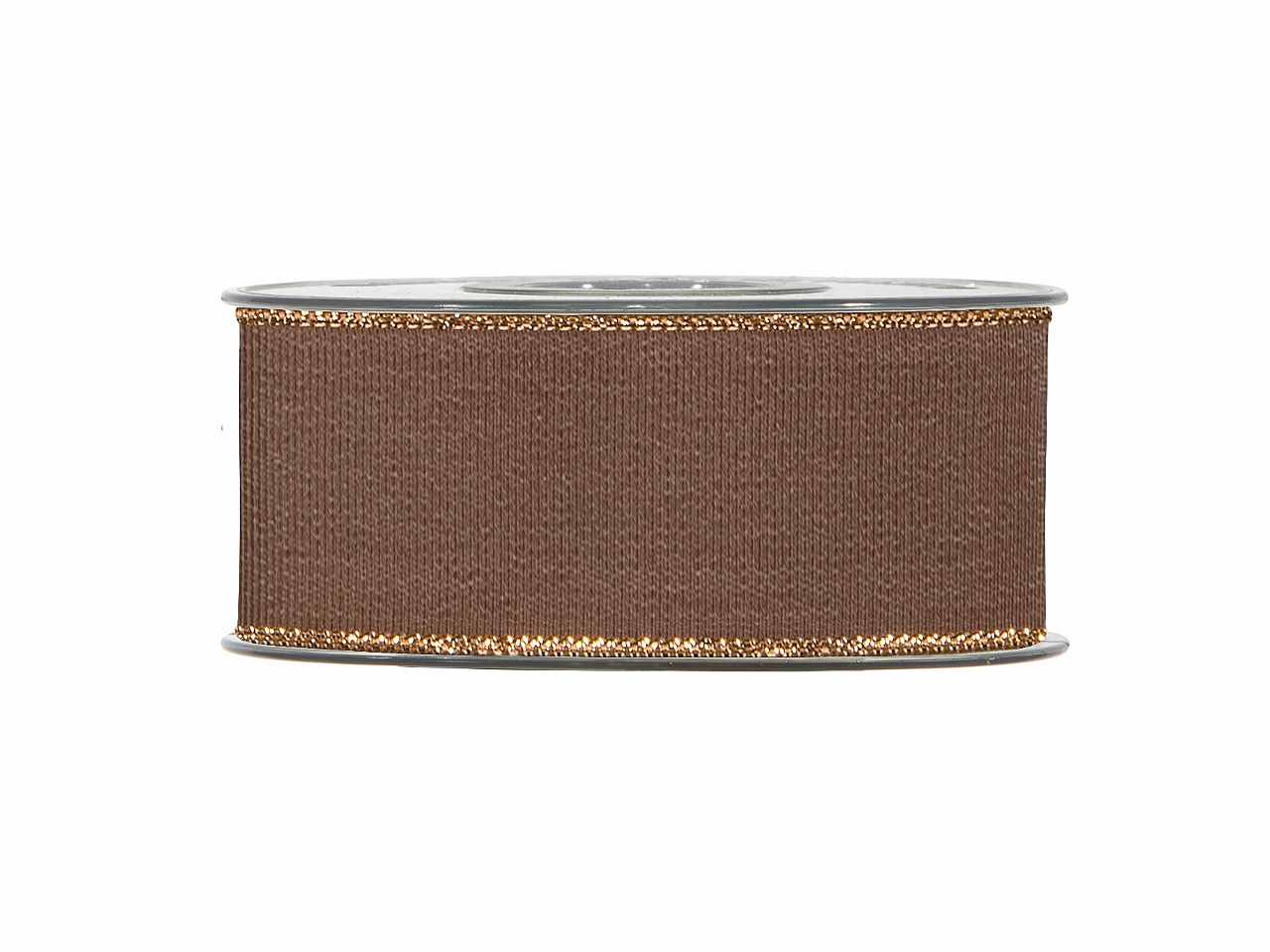 Nastro gros grain 4cmx20mt marrone