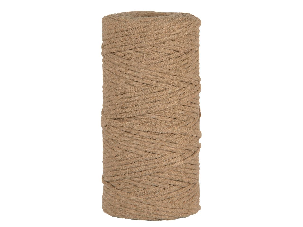 Filato di cotone riciclato 300gr misura 100mt nocciola