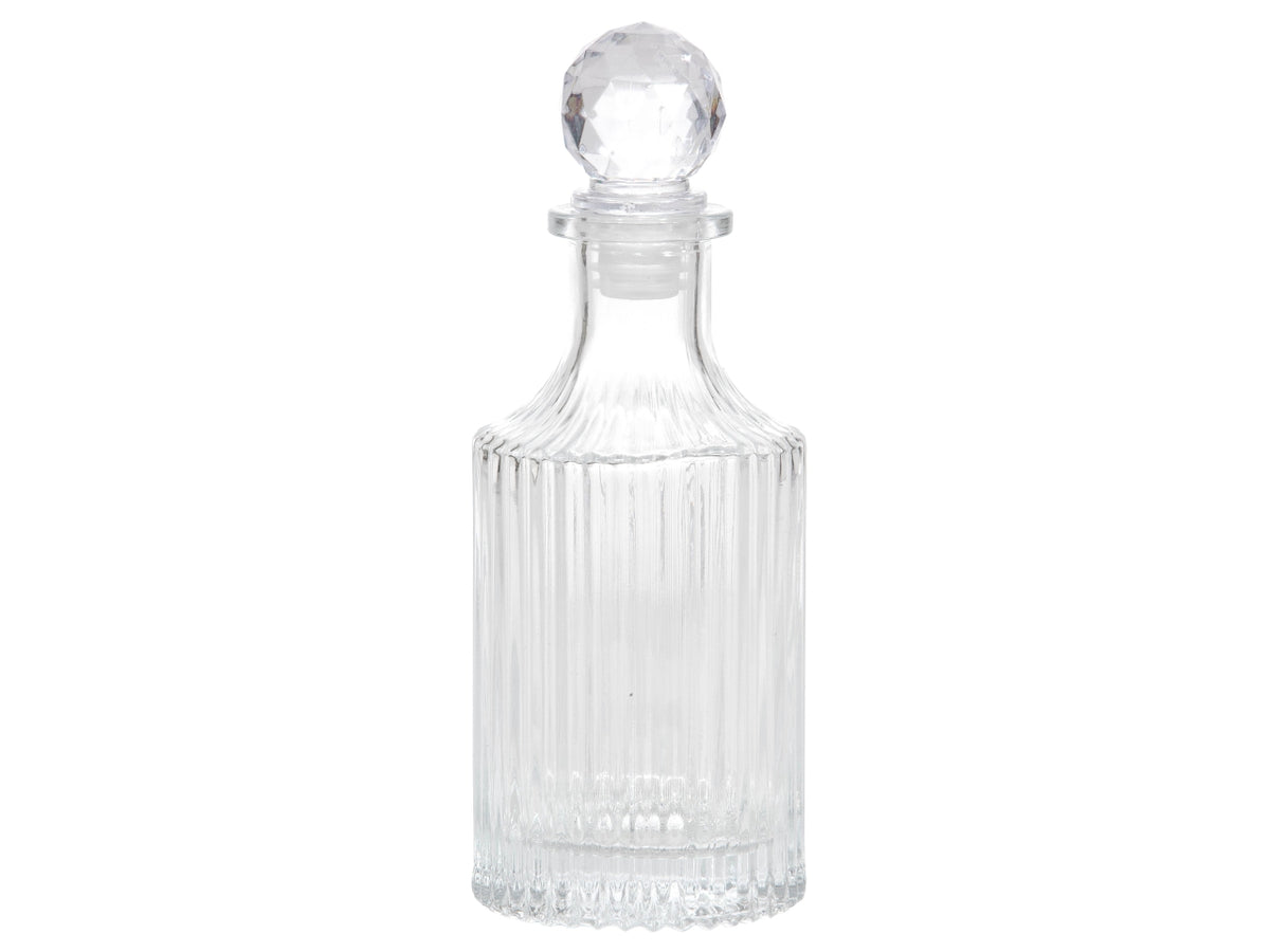 Bottiglia in vetro misura d.7xh18,5cm capacita' 200ml
