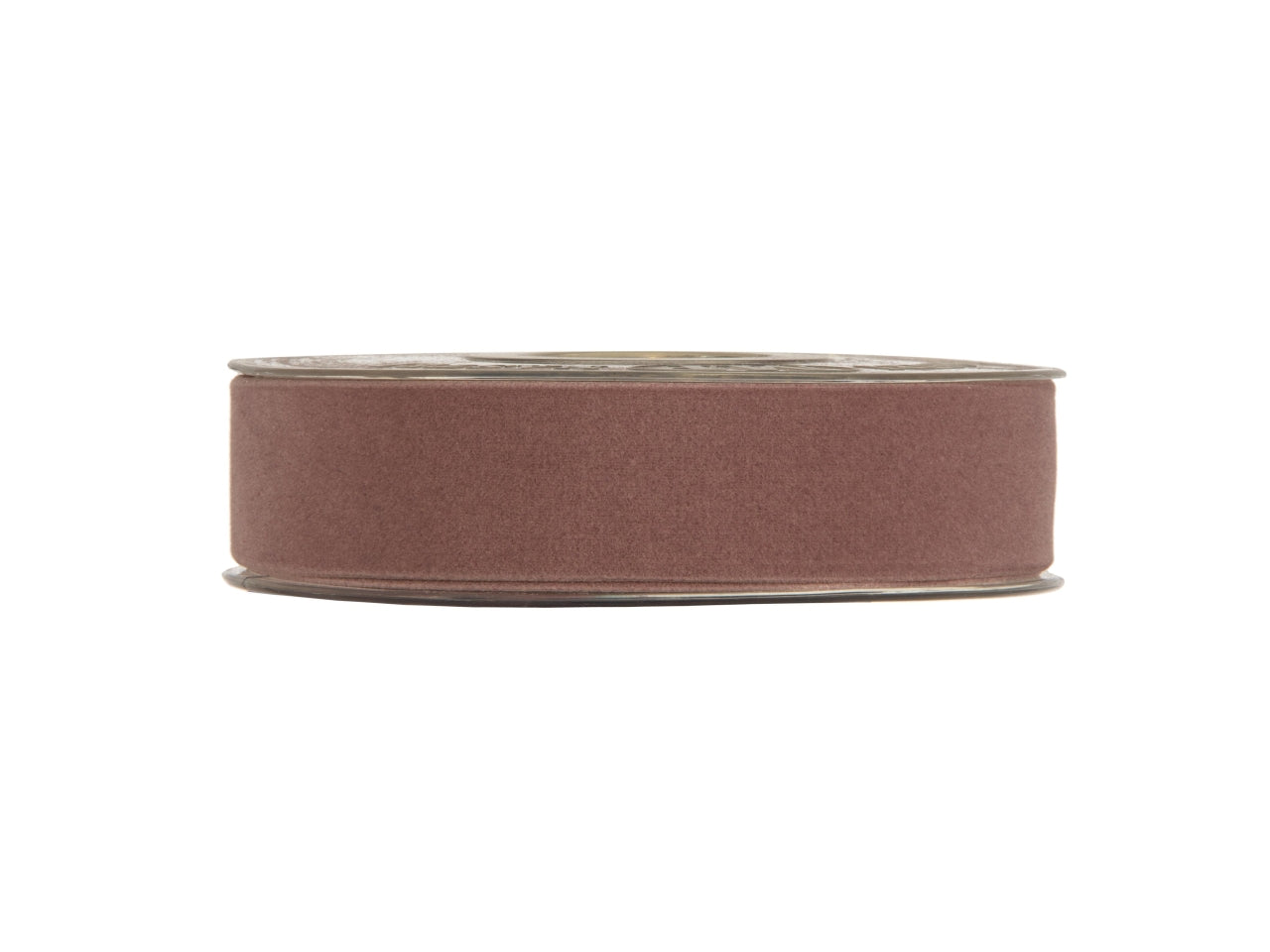 Nastro regalo in velluto doppio color malva 2,5cm x 7m - Piovaccari