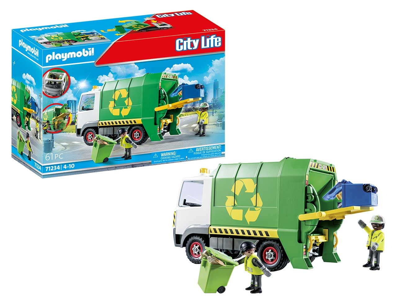 Playmobil recycling truck