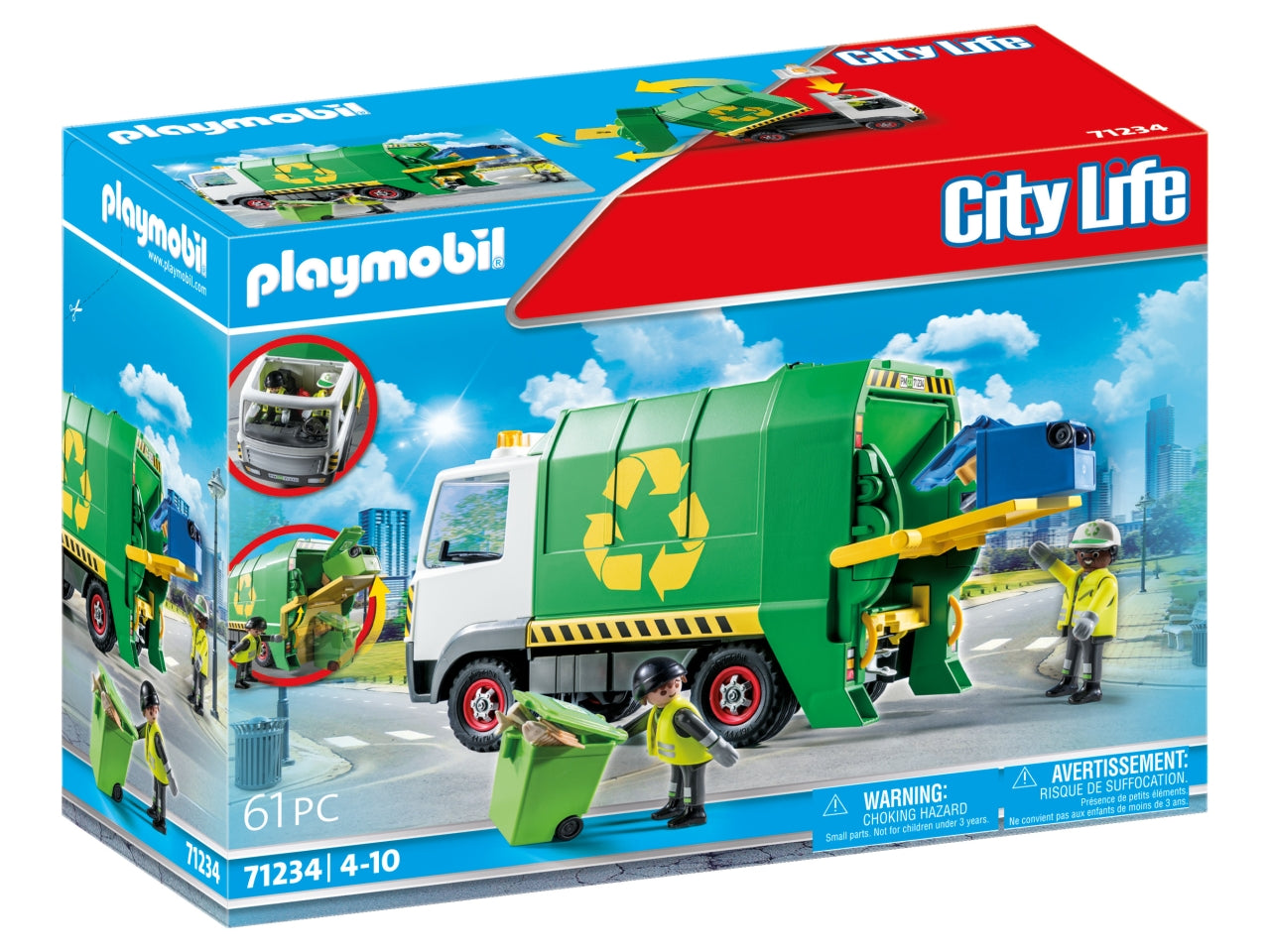 Playmobil recycling truck