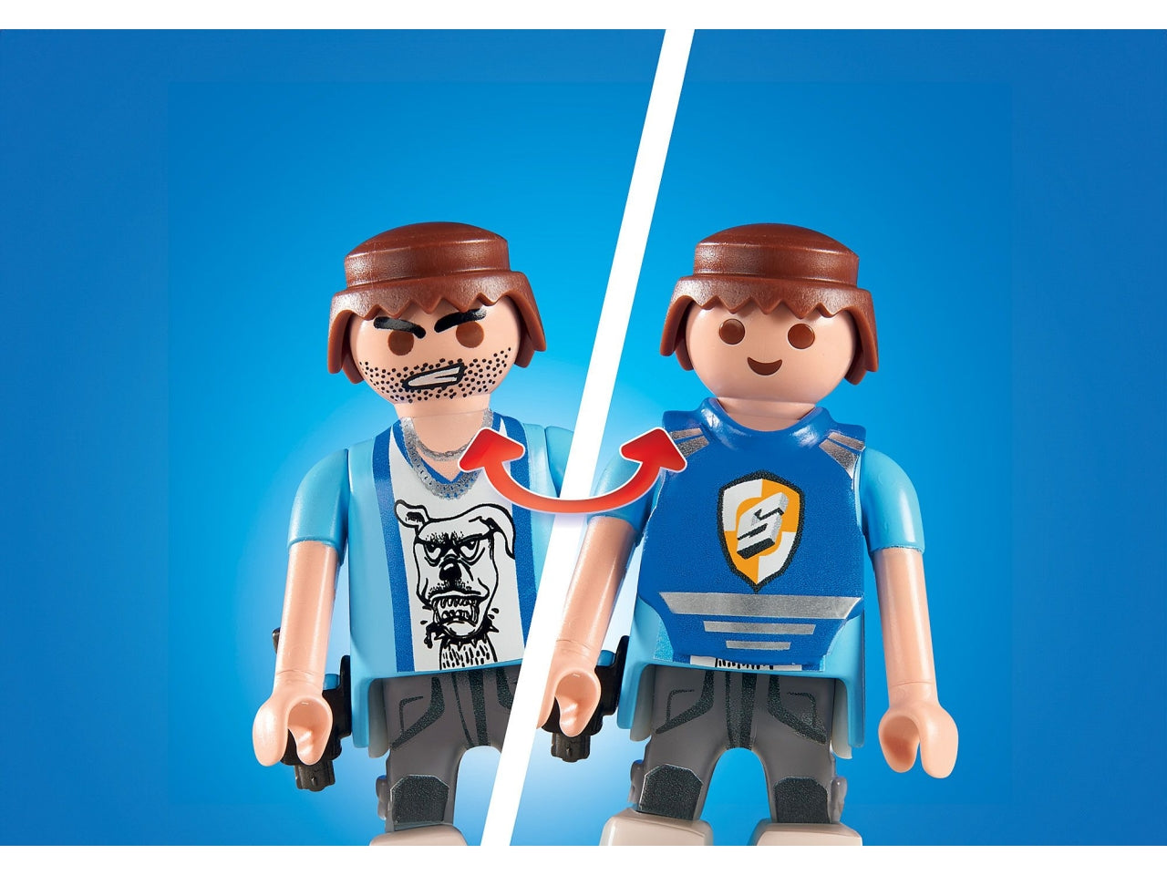 Playmobil Furgone Portavalori, edizione esclusiva per il 50Â° anniversario, con accessori e personaggi trasformabili, giocattolo per bambini dai 4 anni in su | Playmobil