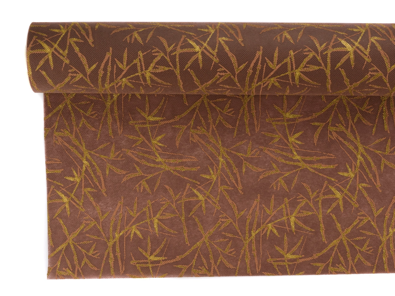 Bobine tnt fondo pieno decorazione bambÃ¹ etoffe fondo marrone 1,00x9mt