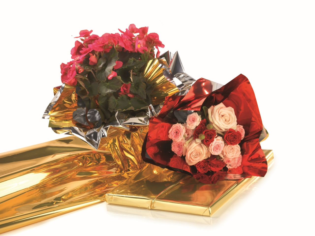 Bobina fondo pieno lucido 0,70x1mt rosso