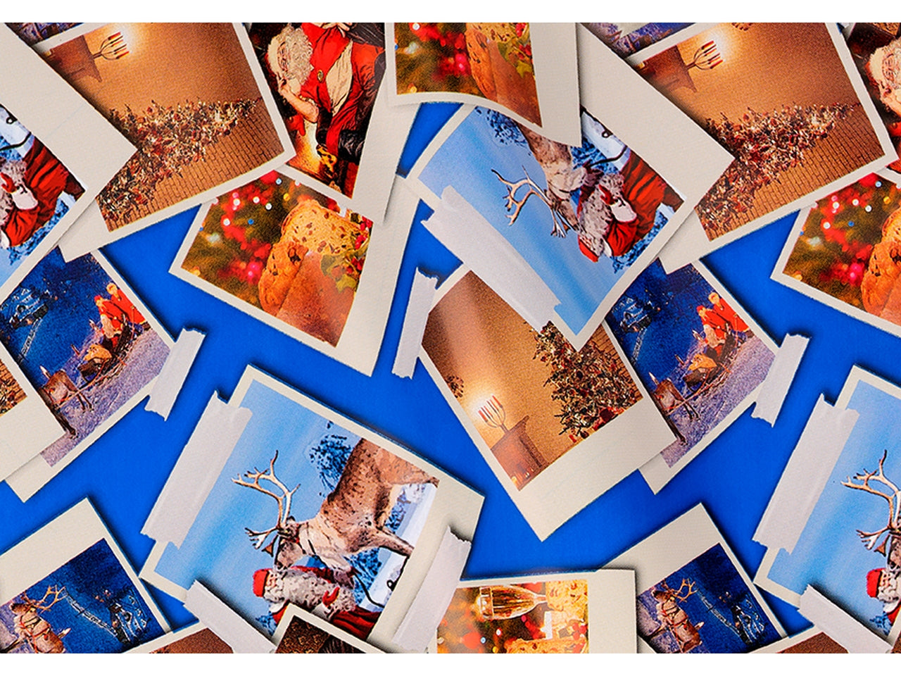 Buste fondo pieno 40my decoro xmas polaroid misura 35x50cm - la confezione comprende 50 buste