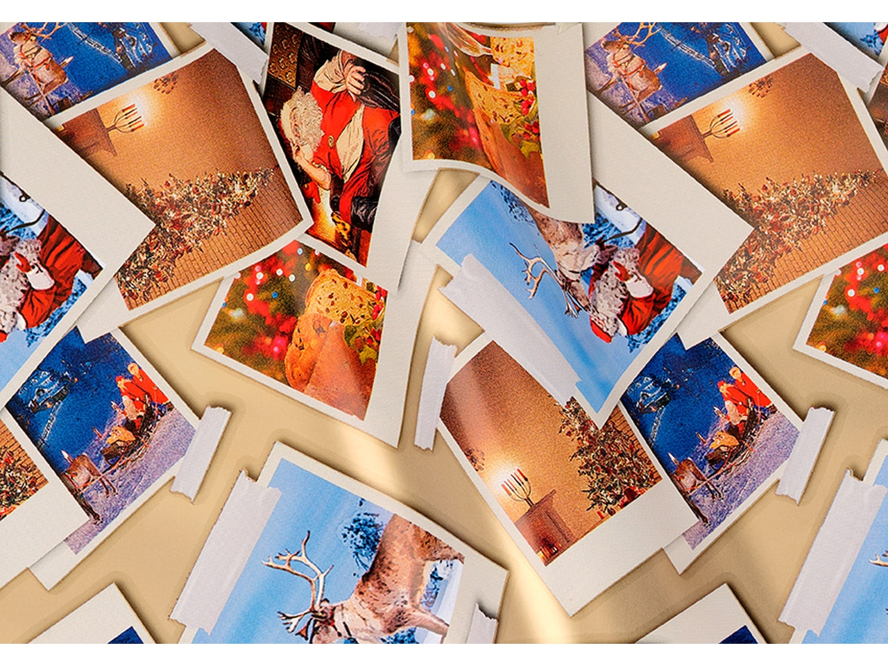 Buste fondo pieno 40my decoro xmas polaroid misura 35x50cm - la confezione comprende 50 buste
