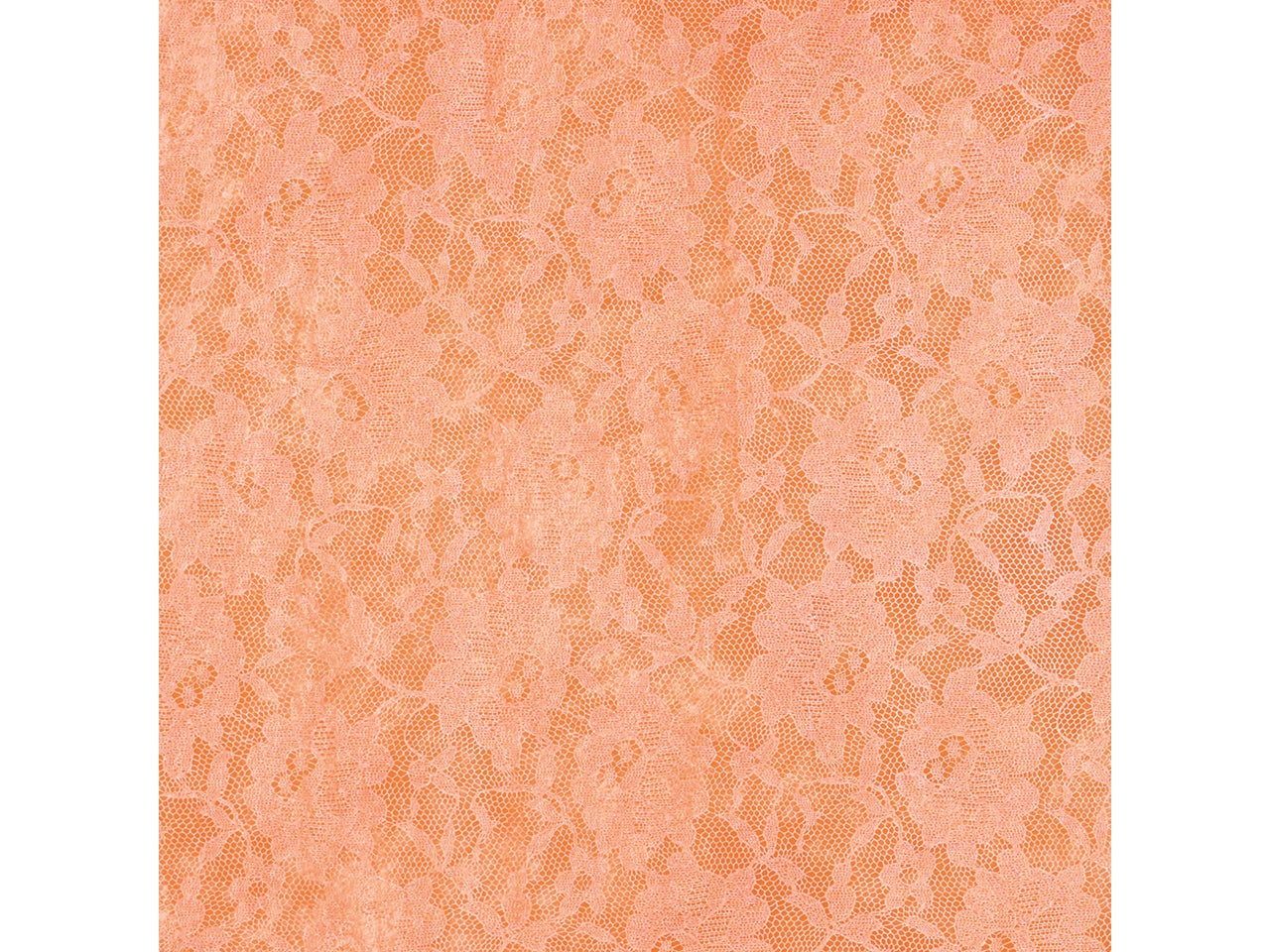 Rotolo Carta Regalo Arancio motivo Pizzo in Polyweb TNT, Piennepi - 1x9mt Made in Italy