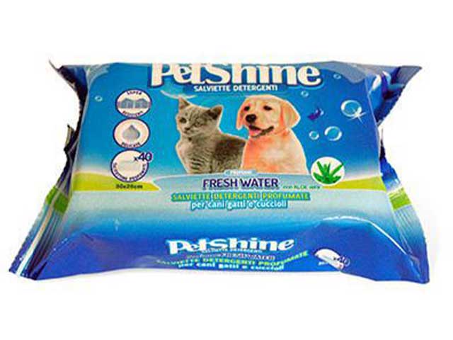 Petshine salv.fresh water 40 pezzi 26519