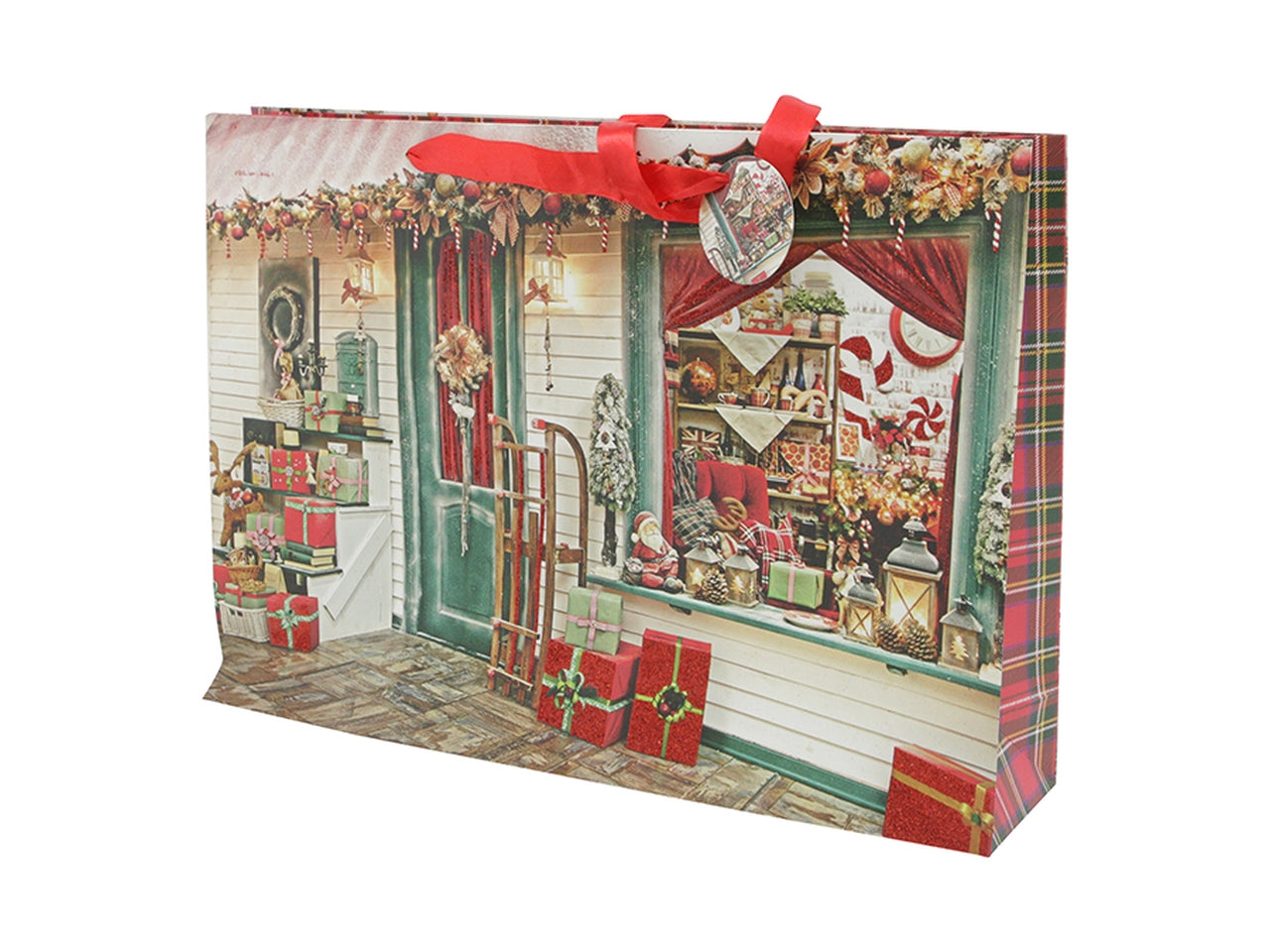 Shopper natalizia 210gr 55x24x40cm