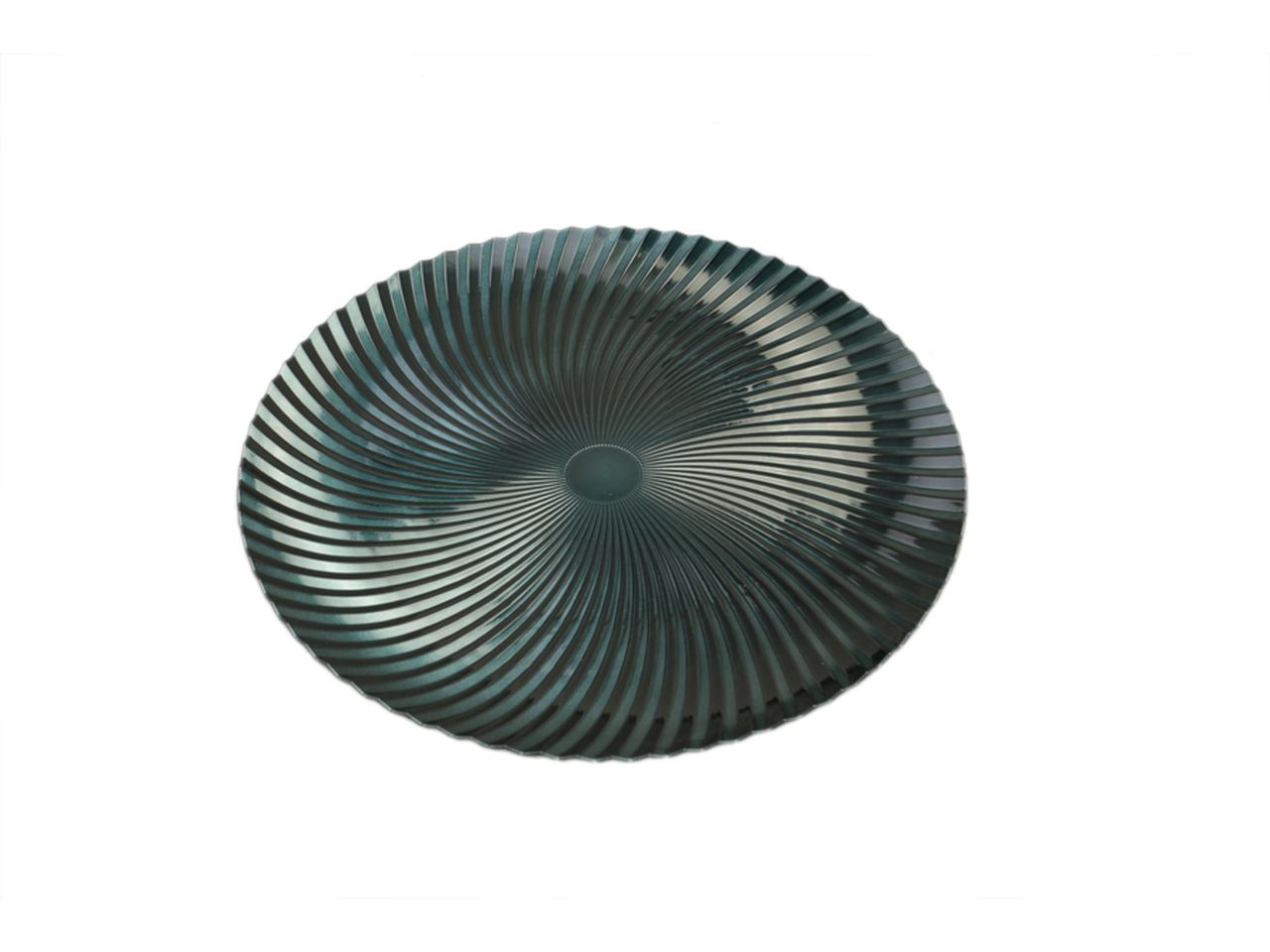 Sottopiatto natalizio decorato misura d.33cm colore blu navy